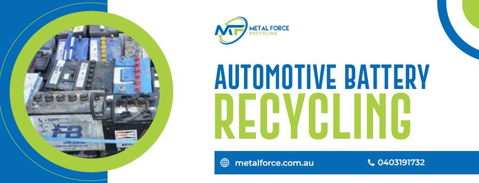 Automotive battery recycling