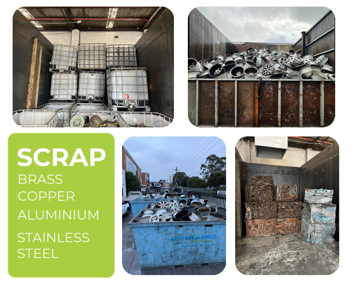 Scrap Brass Copper Aluminium Stainless Steel
